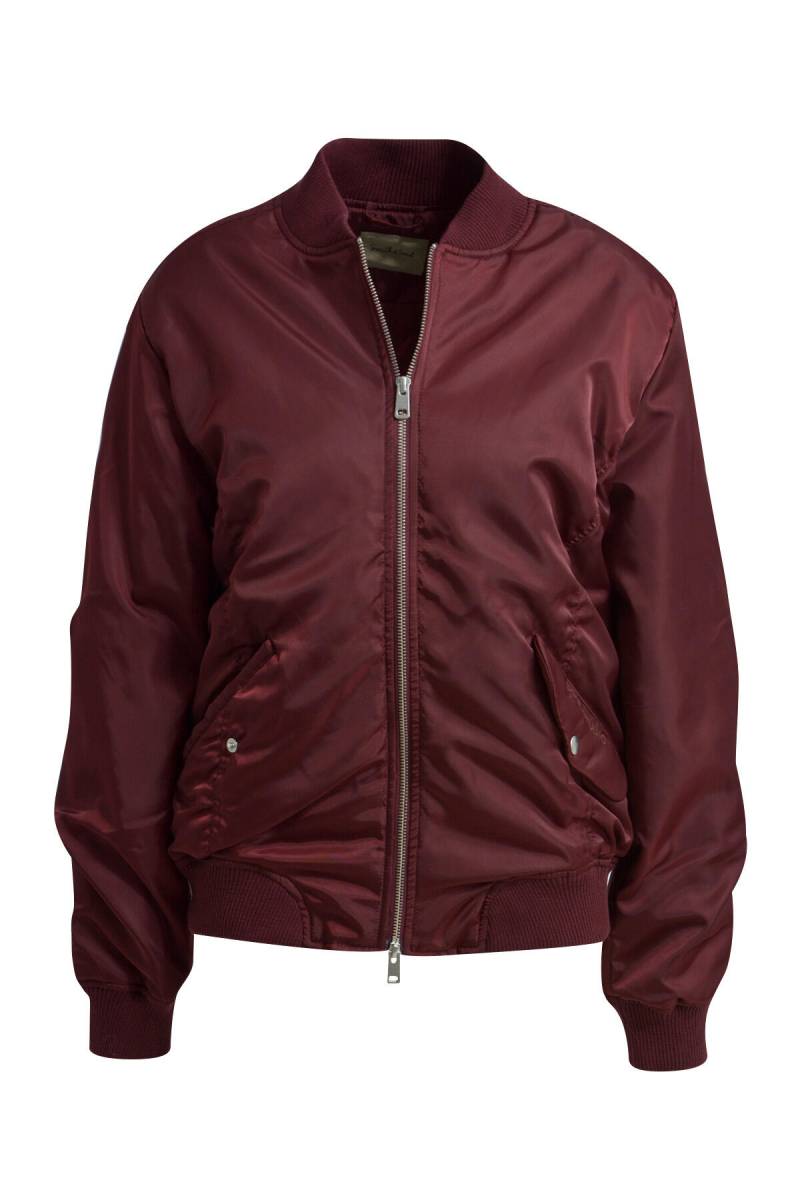 Smith&Soul - Bomber Jacket bordeaux - Gr. - L von Smith&Soul