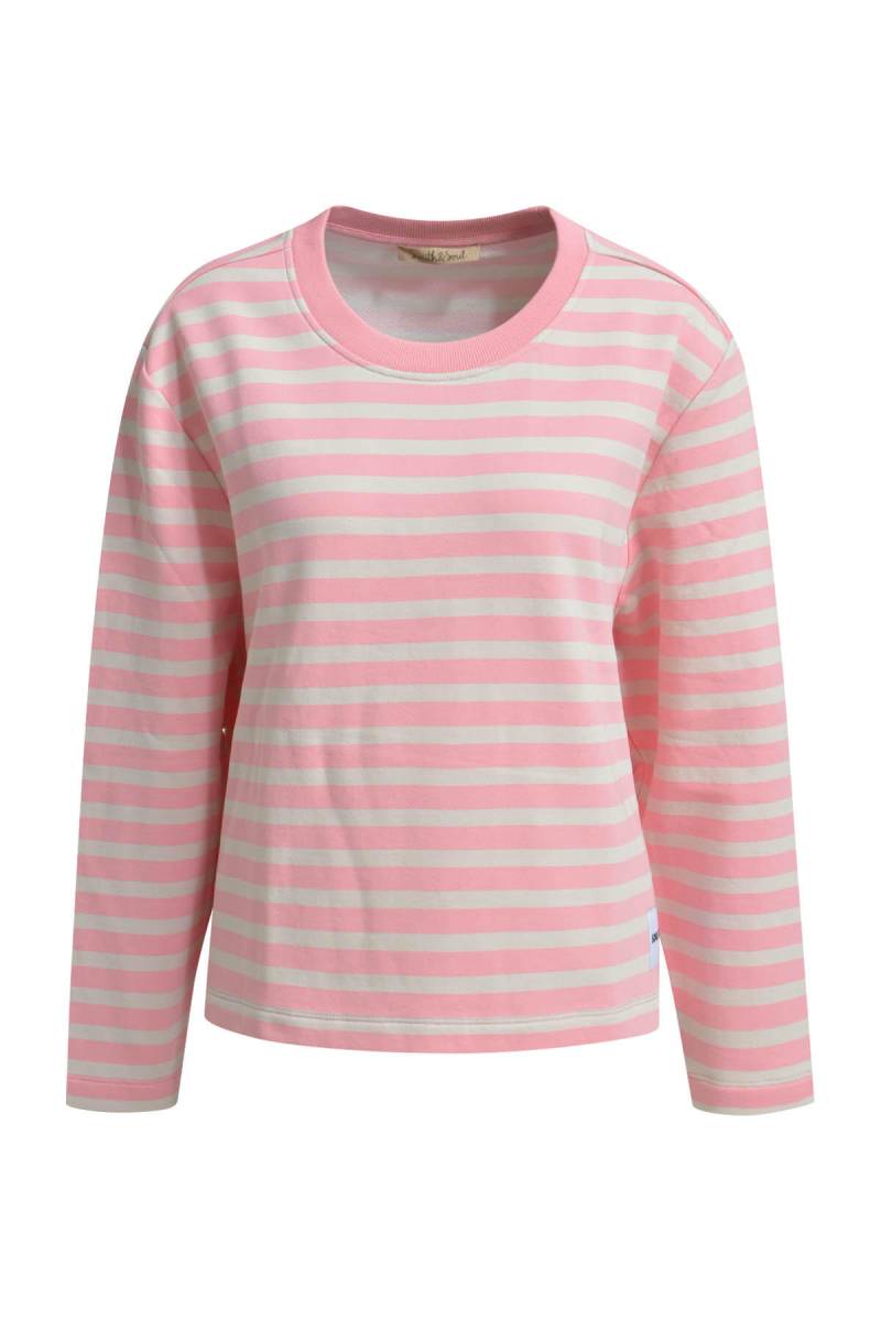 Smith&Soul - Boxy Sweatshirt Soul Studio Striped bubblegum - Gr. - XXL von Smith&Soul