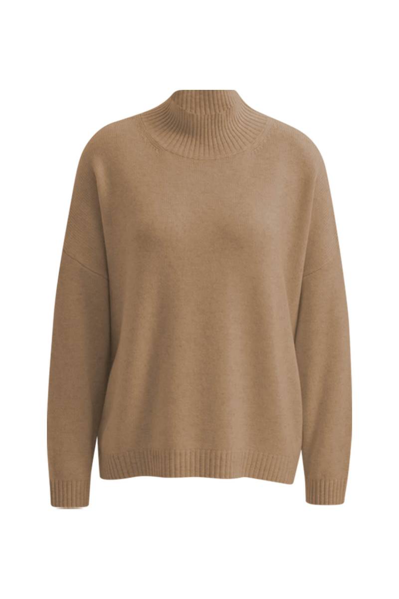 Smith&Soul - Cashmere Blend High Collar Pullover nougat - Gr. - XS von Smith&Soul