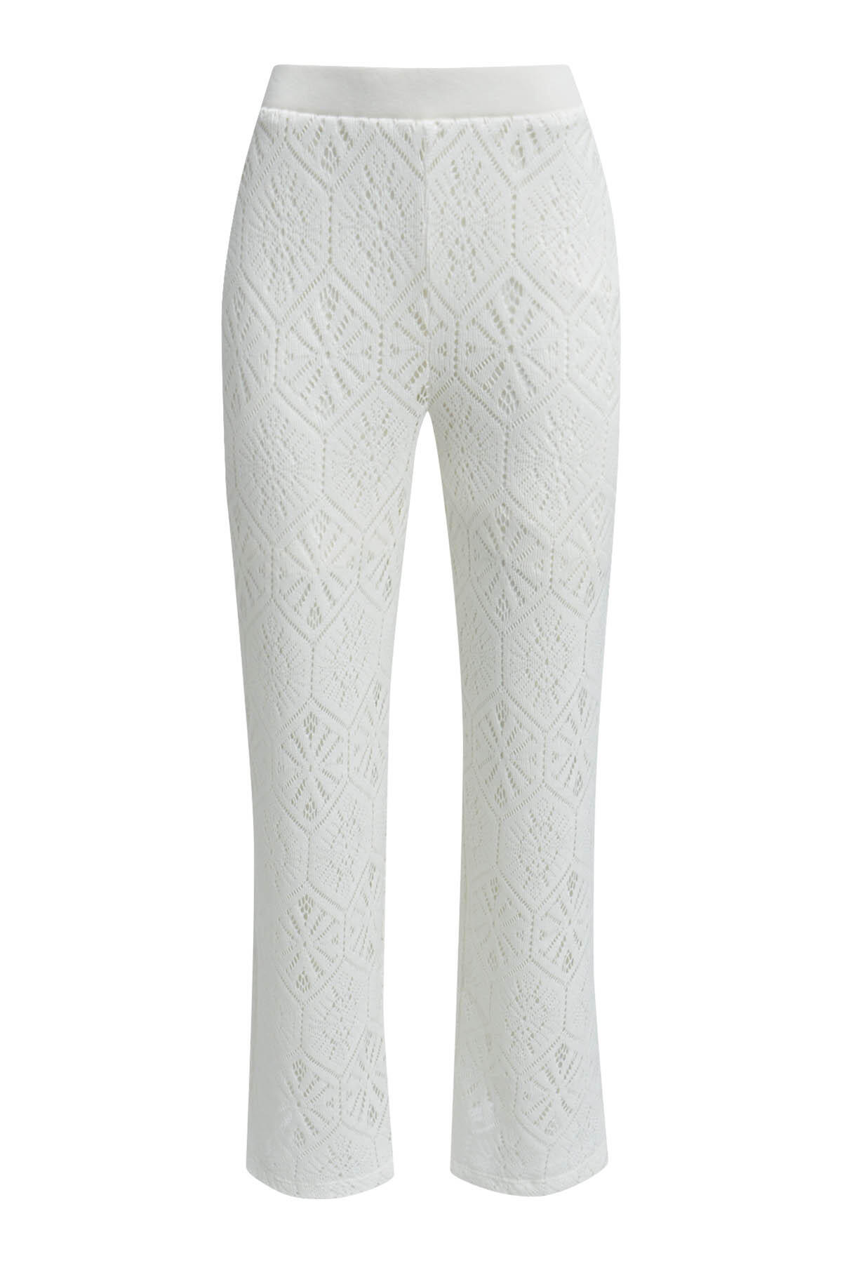 Smith&Soul - Crochet Pants cream white - Gr. - S von Smith&Soul