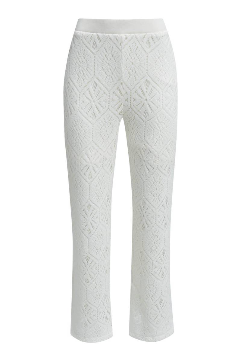 Smith&Soul - Crochet Pants cream white - Gr. - S von Smith&Soul