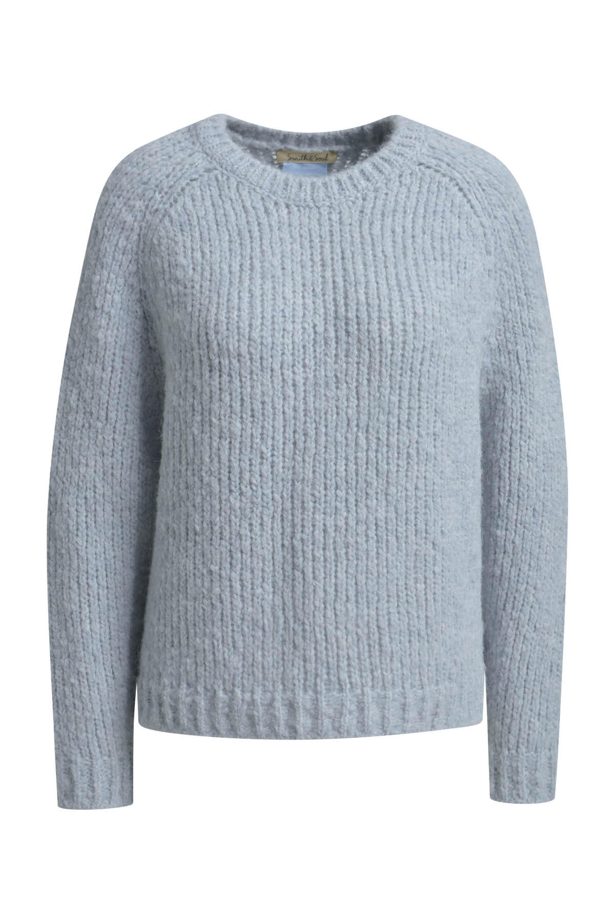 Smith&Soul - Deep Raglan Pullover iceblue - Gr. - XS von Smith&Soul