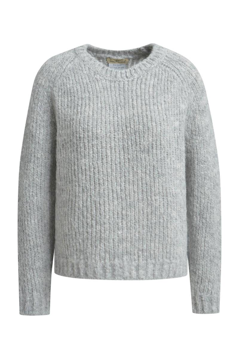 Smith&Soul - Deep Raglan Pullover silver grey melange - Gr. - XL von Smith&Soul