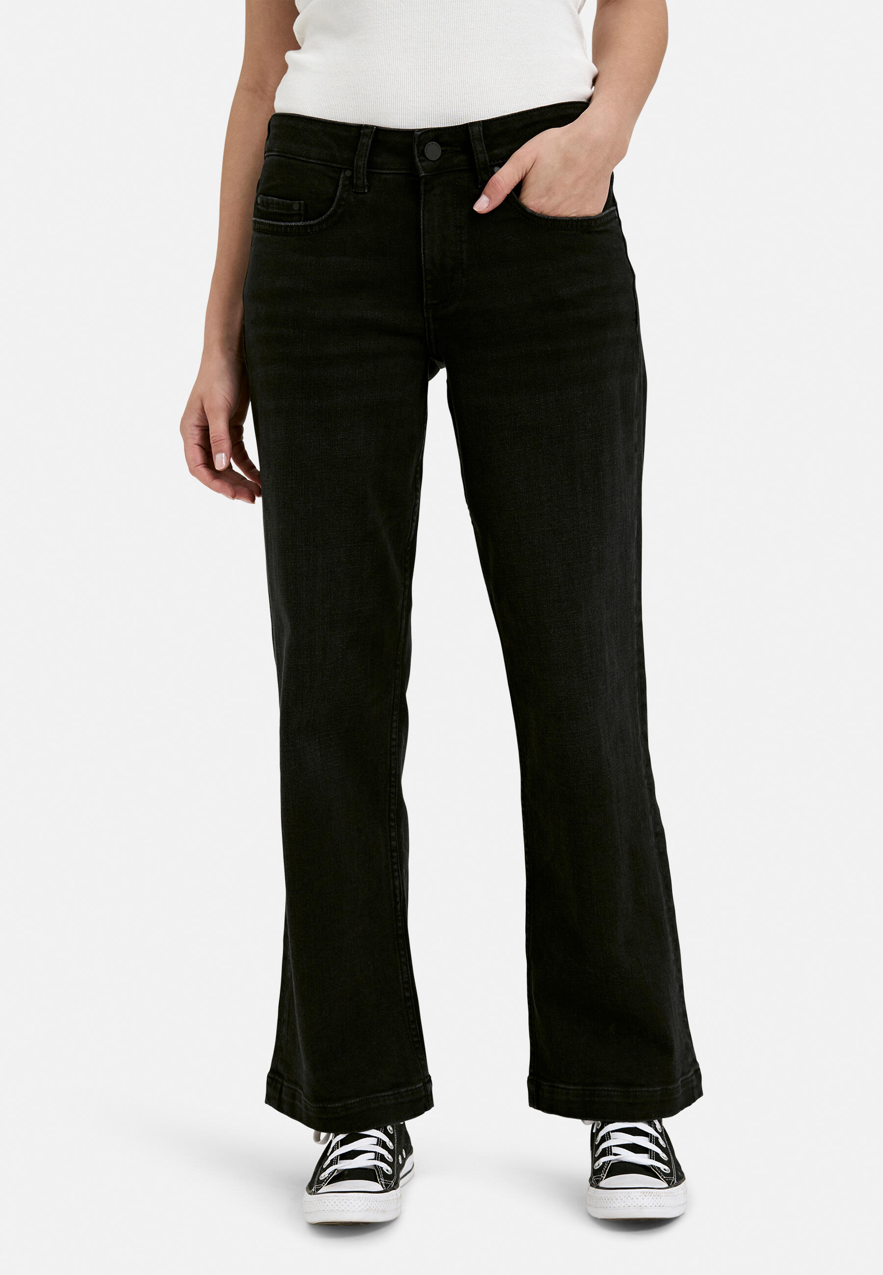 Smith&Soul - Denim Sina Wideleg black - Gr. - 28.5 von Smith&Soul