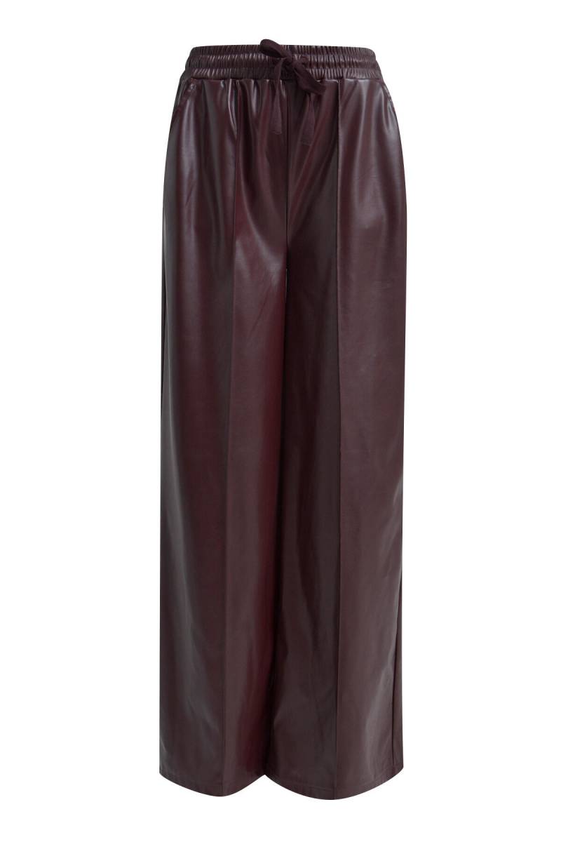 Smith&Soul - Fake Leather Pants bordeaux - Gr. - XL von Smith&Soul