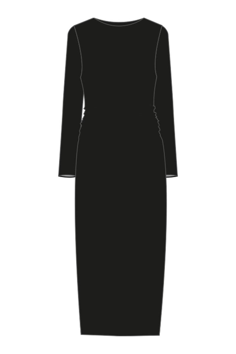 Smith&Soul - Fitted Jersey Lace Dress black - Gr. - L von Smith&Soul