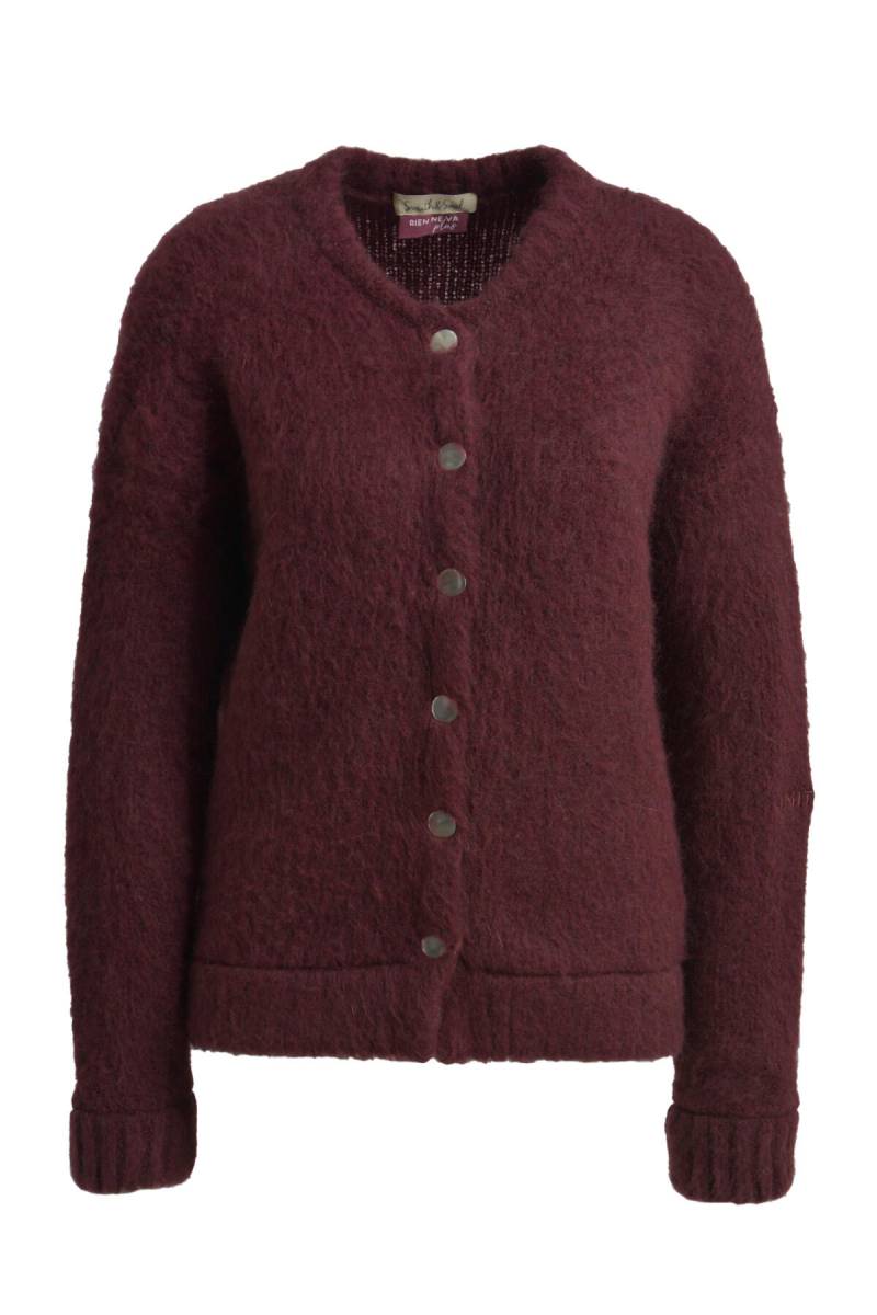 Smith&Soul - Hairy Knit Bomber bordeaux - Gr. - XS von Smith&Soul
