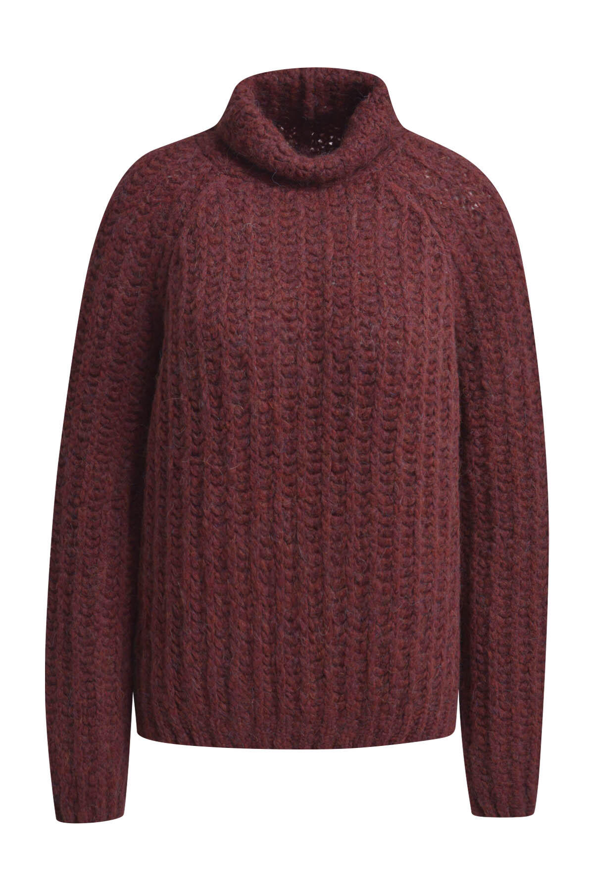 Smith&Soul - High Collar Pullover bordeaux - Gr. - XL von Smith&Soul