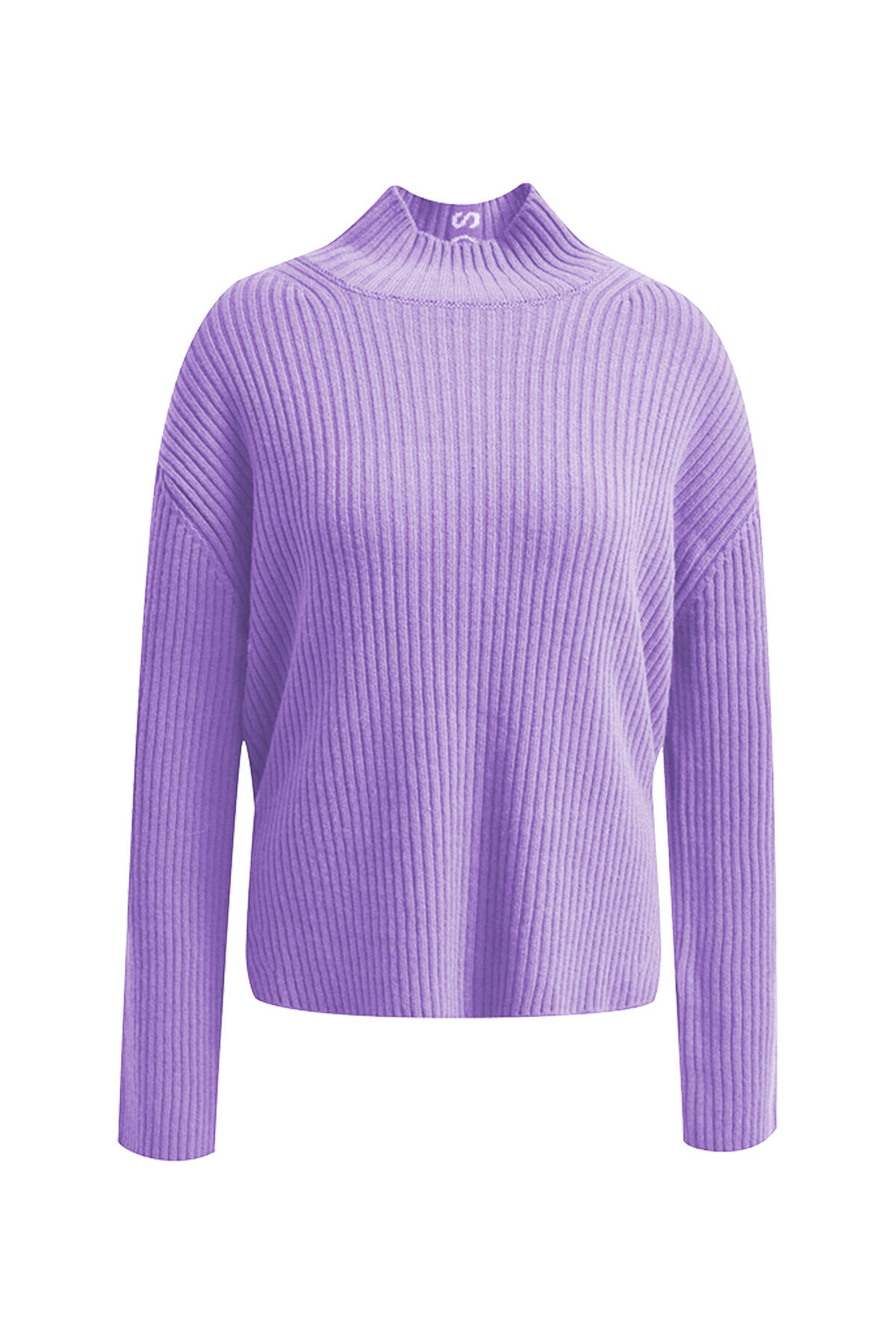 Smith&Soul - High Collar Pullover pastel lilac - Gr. - L von Smith&Soul