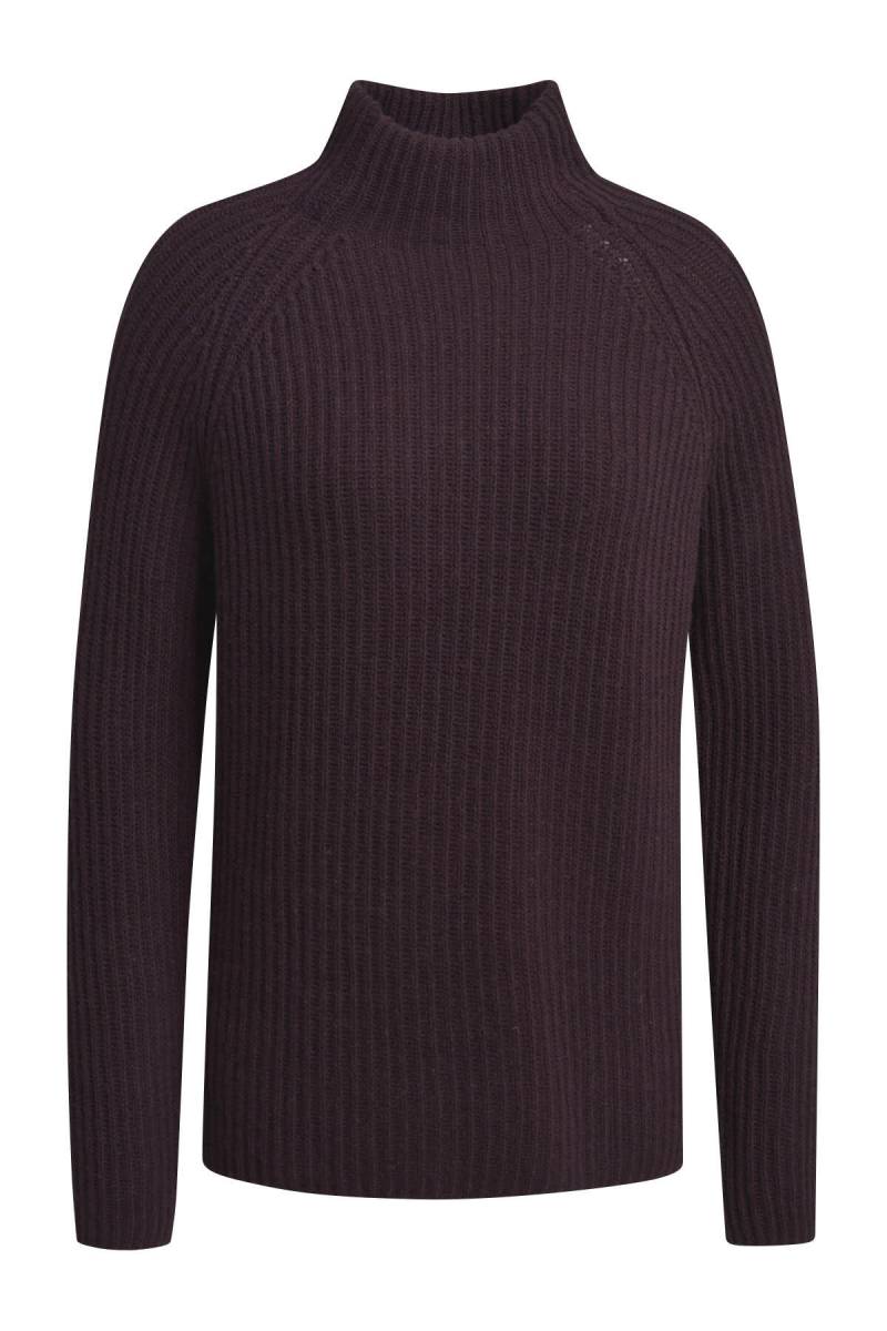 Smith&Soul - High Collar Raglan Rib Pullover plum - Gr. - L von Smith&Soul