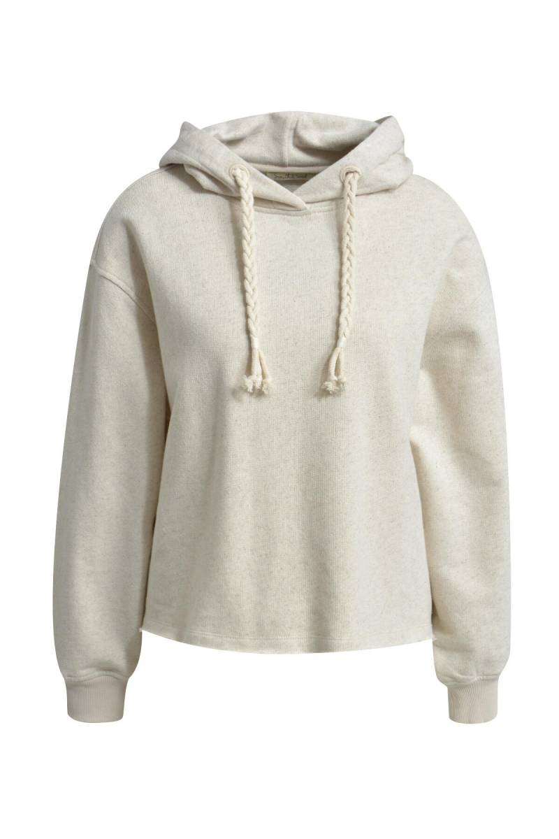 Smith&Soul - Hoodie braided cords beige melange - Gr. - L von Smith&Soul