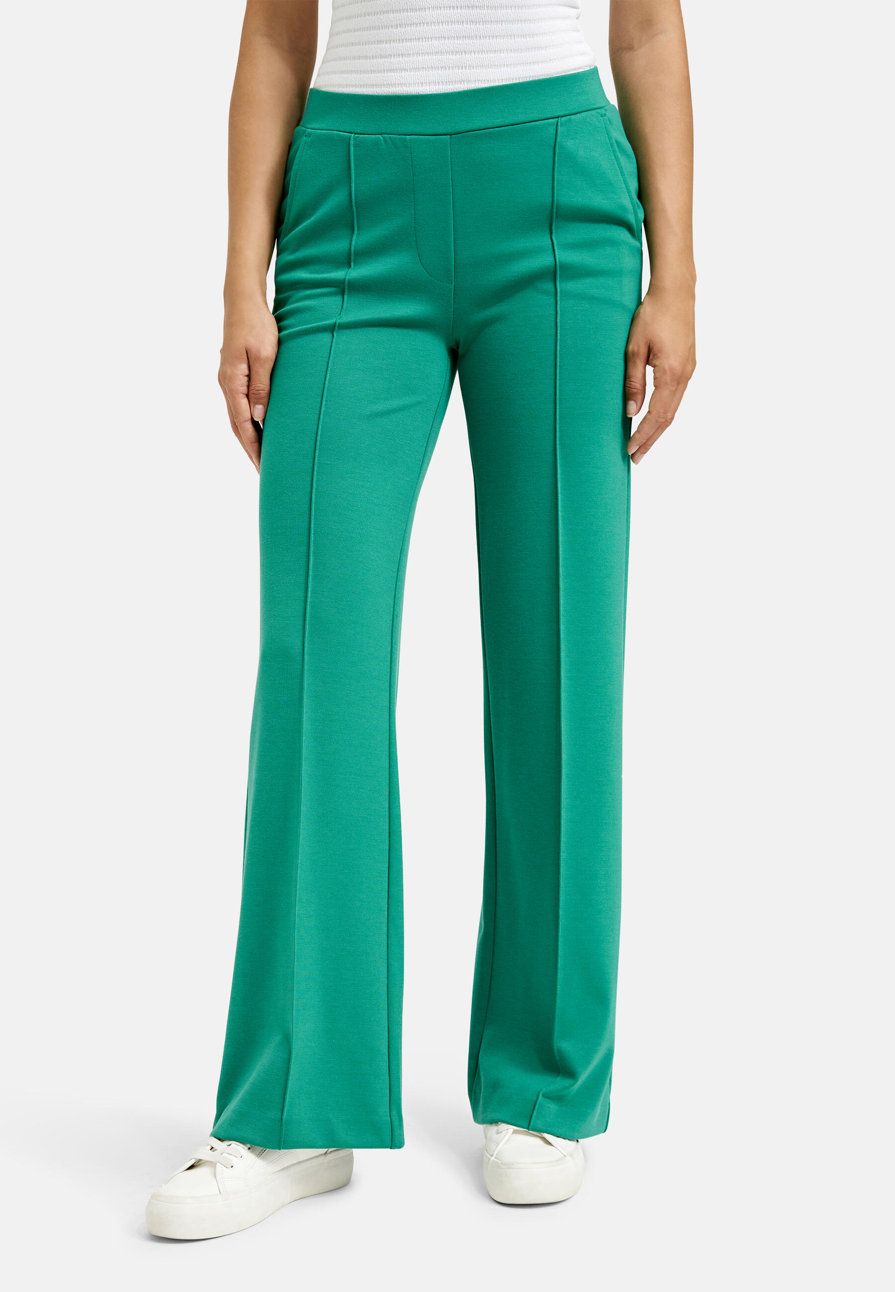 Smith&Soul - Jersey Hose smaragd - Gr. - XS von Smith&Soul