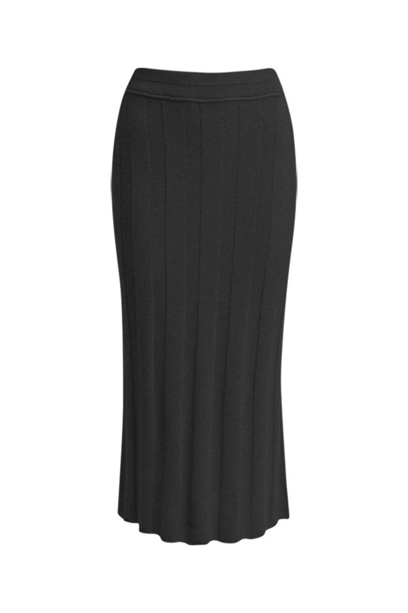 Smith&Soul - Knitted Skirt black - Gr. - M von Smith&Soul