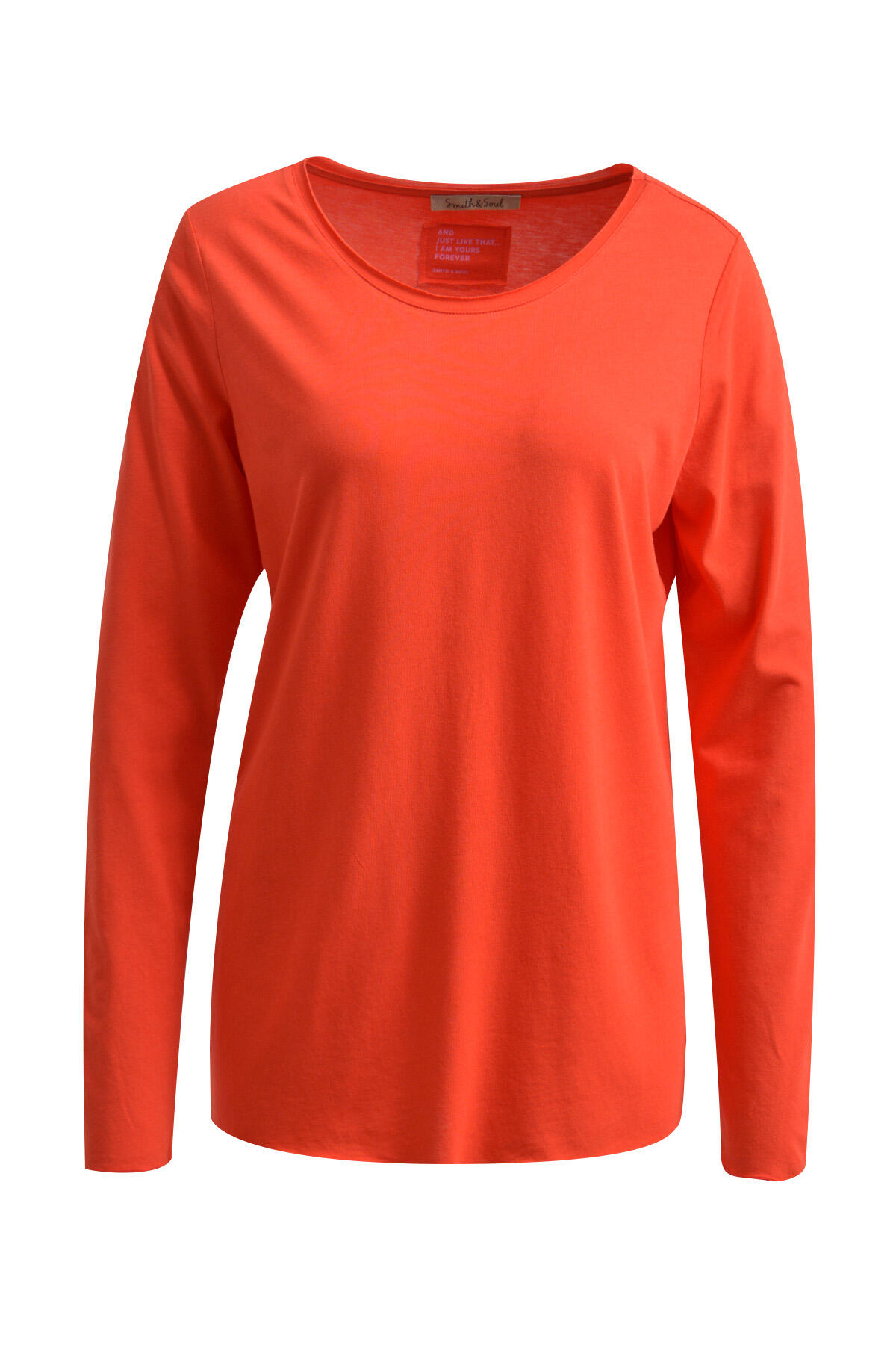 Smith&Soul - Longsleeve Bamboo Jersey chili - Gr. - XL von Smith&Soul