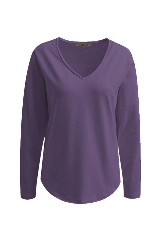 Smith & Soul Longsleeve Basic Sweat V-neck von Smith & Soul