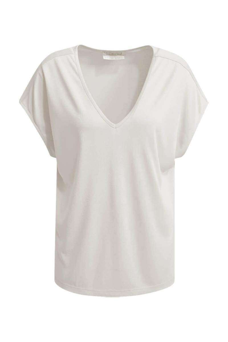 Smith&Soul - Modal T-Shirt V-Neck offwhite - Gr. - XL von Smith&Soul