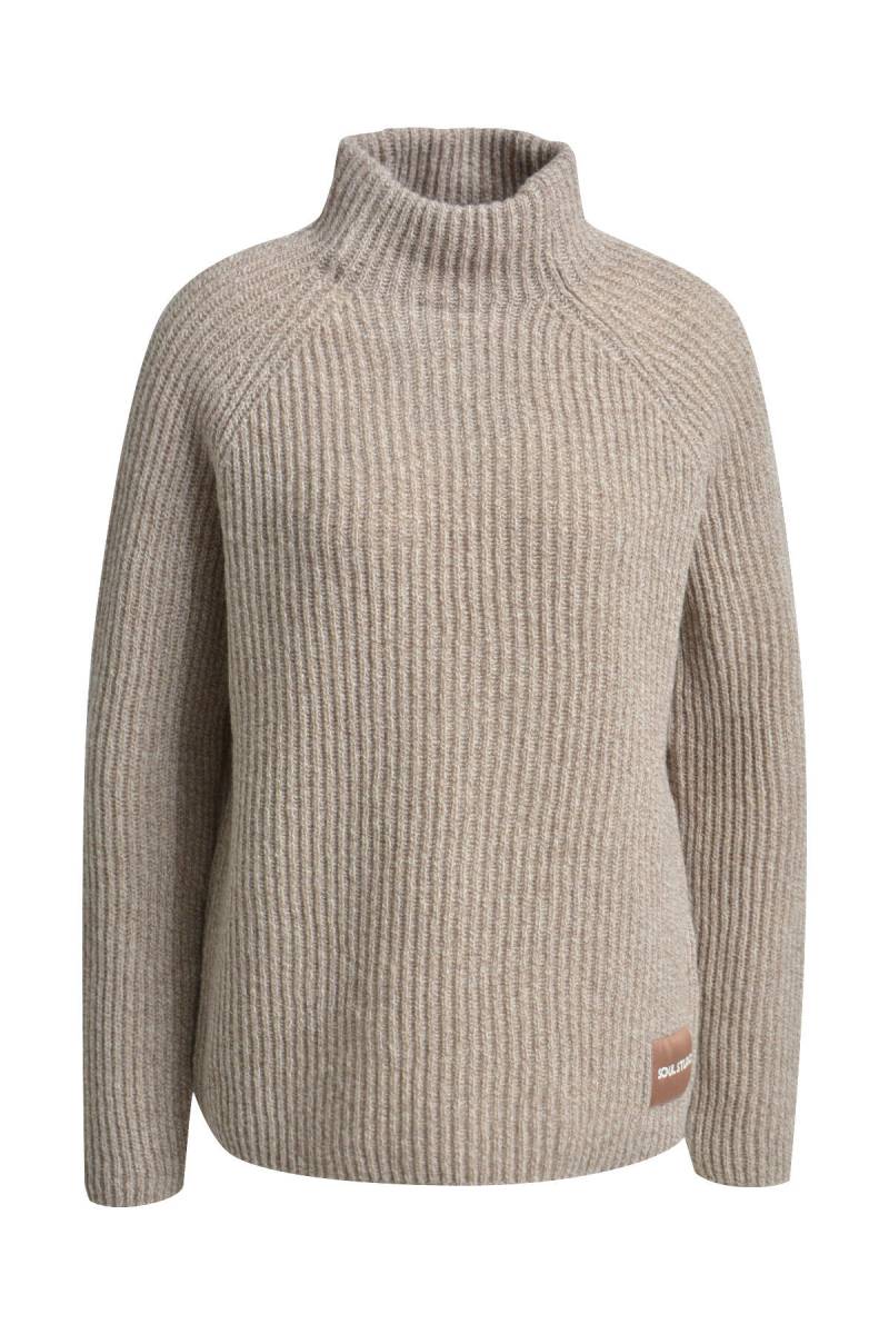 Smith&Soul - Mouline Ribbed Raglan Pullover taupe - Gr. - L von Smith&Soul