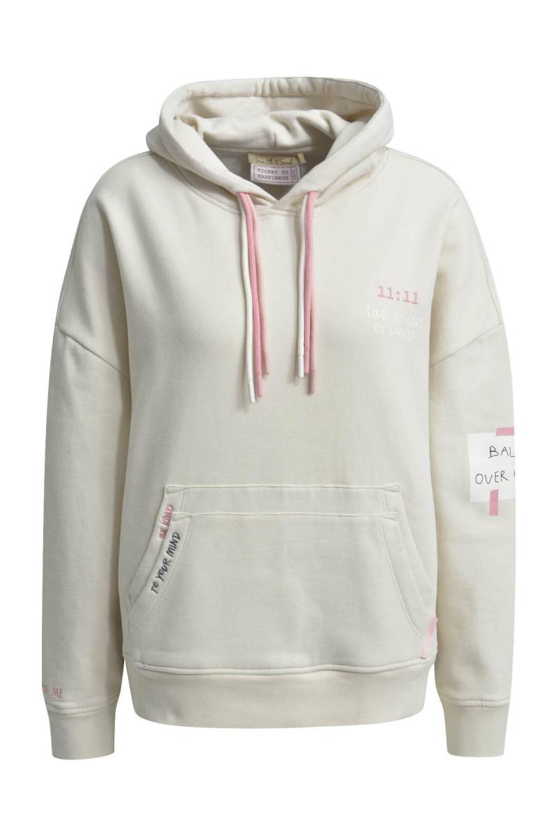Smith&Soul - Oversize Crazy Hoodie beige - Gr. - L von Smith&Soul