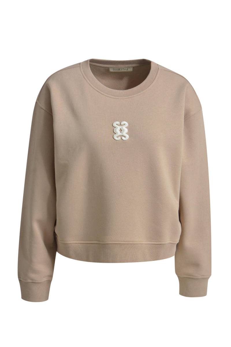 Smith&Soul - Oversize Cropped Sweatshirt camel - Gr. - XL von Smith&Soul