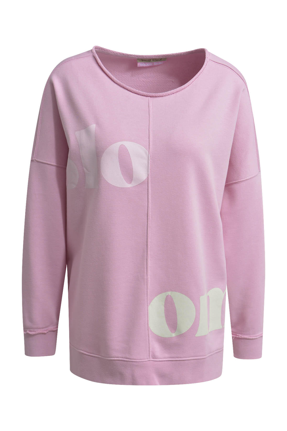 Smith&Soul - Oversize Sweatshirt Print bubblegum - Gr. - L von Smith&Soul