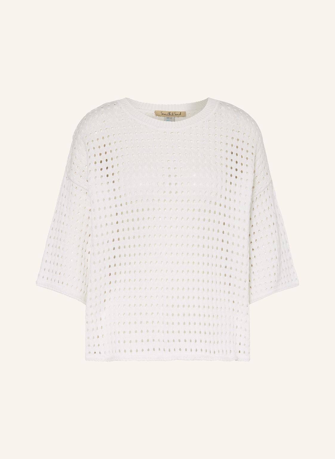 Smith & Soul Pullover Mit 3/4-Arm weiss von Smith & Soul