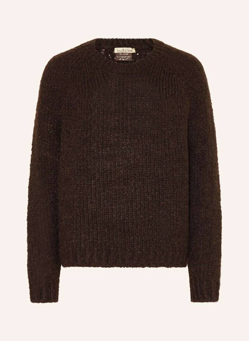 Smith & Soul Pullover Mit Alpaka braun von Smith & Soul