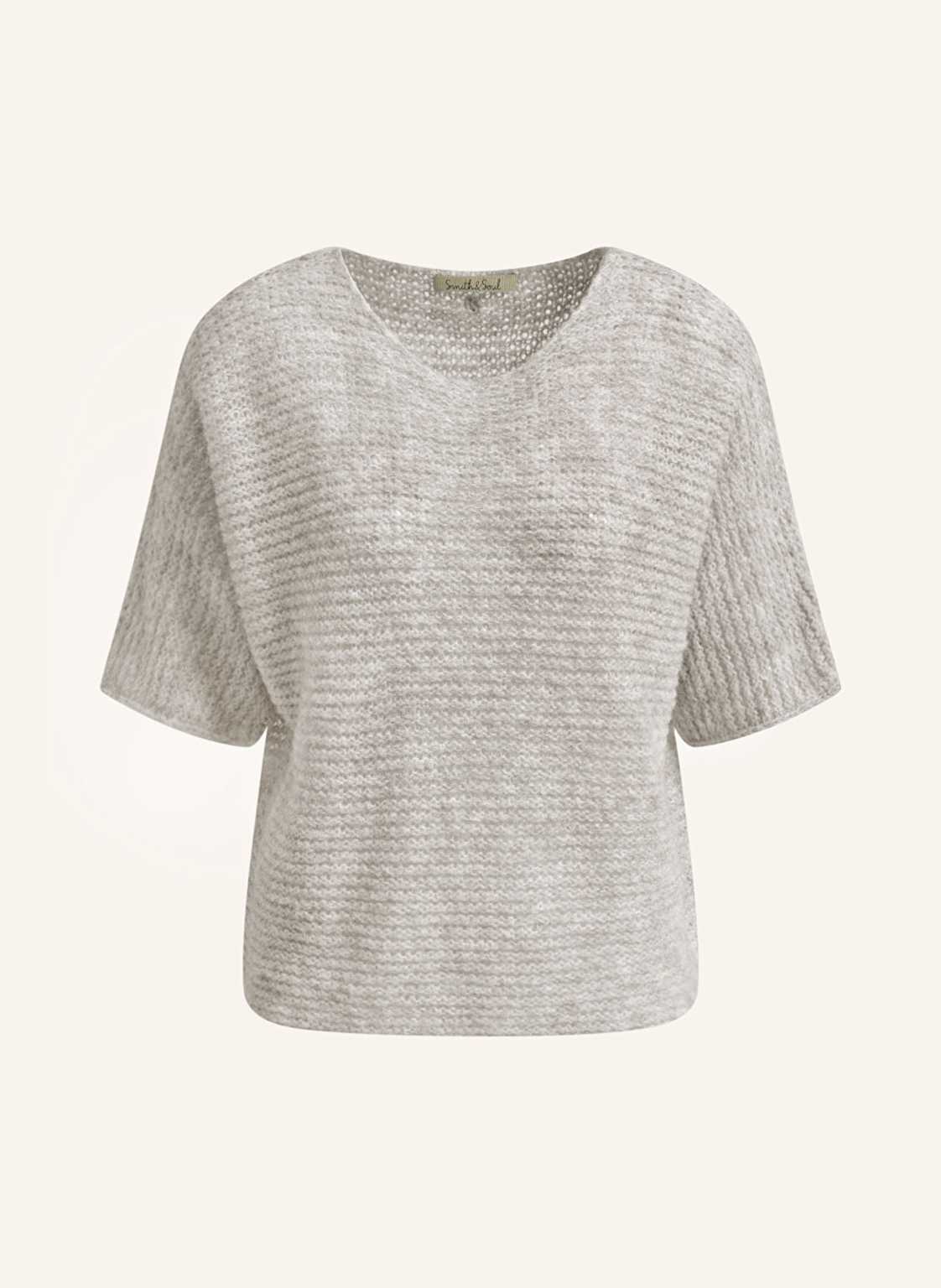 Smith & Soul Pullover Mit Alpaka grau Smith & Soul Pullover Mit Alpaka grau von Smith & Soul