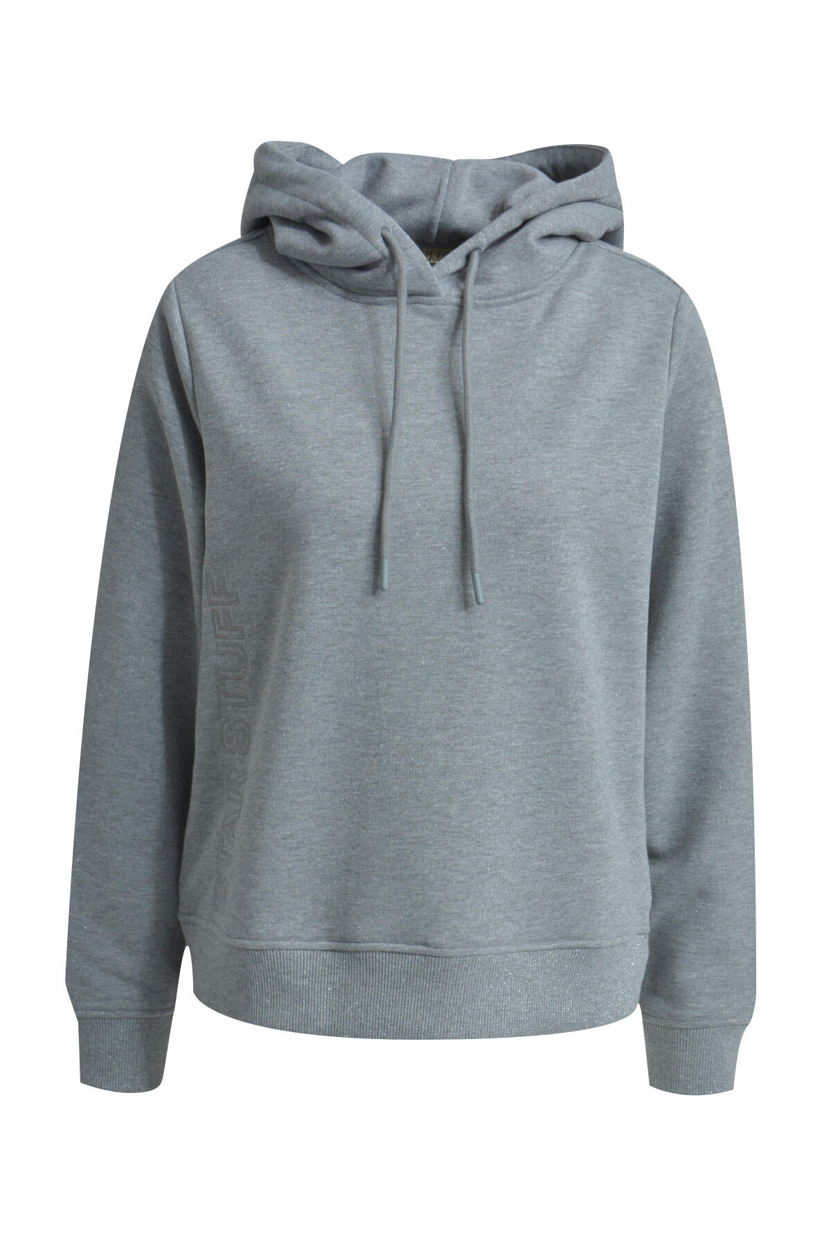 Smith&Soul - Regular Sparkle Hoodie grey melange - Gr. - L von Smith&Soul
