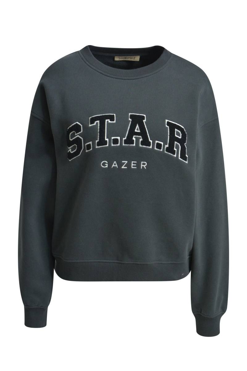 Smith&Soul - Relaxed College Sweatshirt anthracite - Gr. - S von Smith&Soul