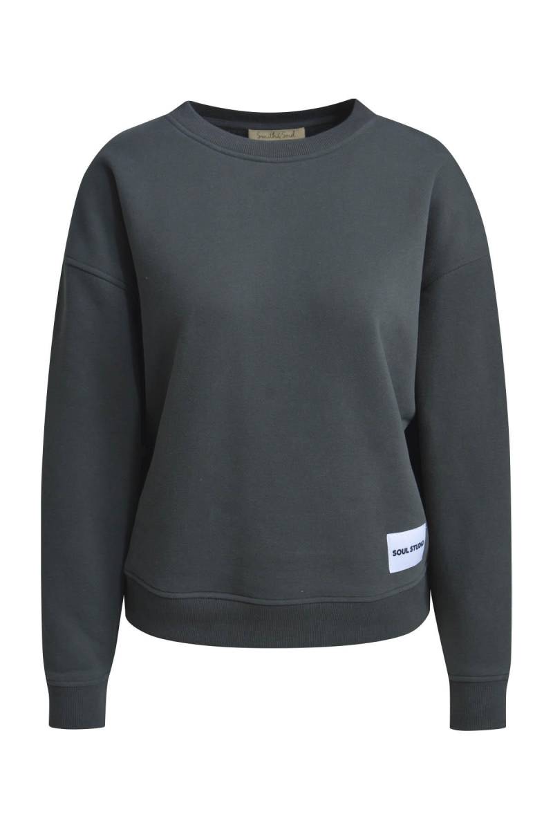 Smith&Soul - Relaxed Sweatshirt Soul Studio anthracite - Gr. - XS von Smith&Soul