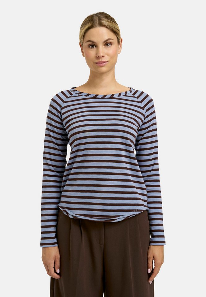 Smith & Soul Rundhalsshirt mit offenen Kanten von Smith & Soul