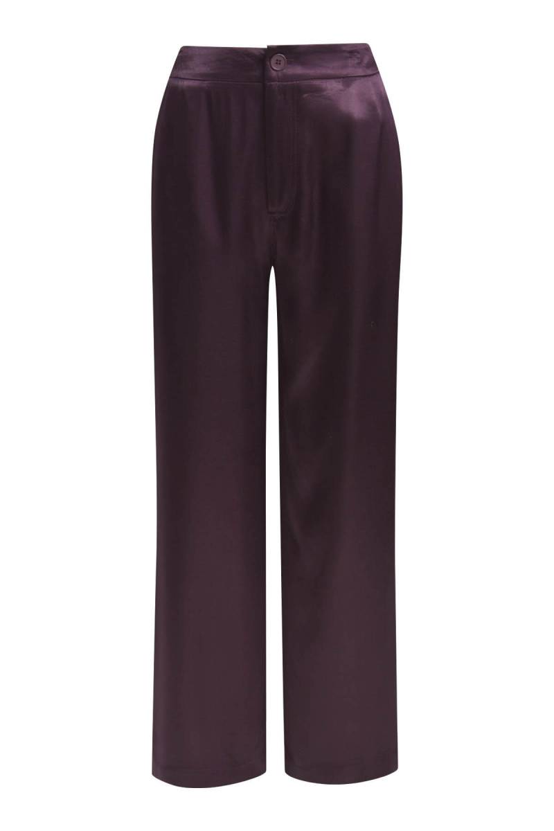 Smith&Soul - Sateen Pants plum - Gr. - M von Smith&Soul