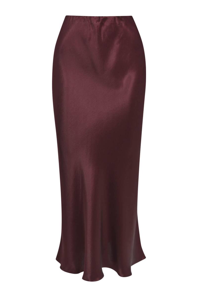Smith&Soul - Sateen Skirt bordeaux - Gr. - L von Smith&Soul