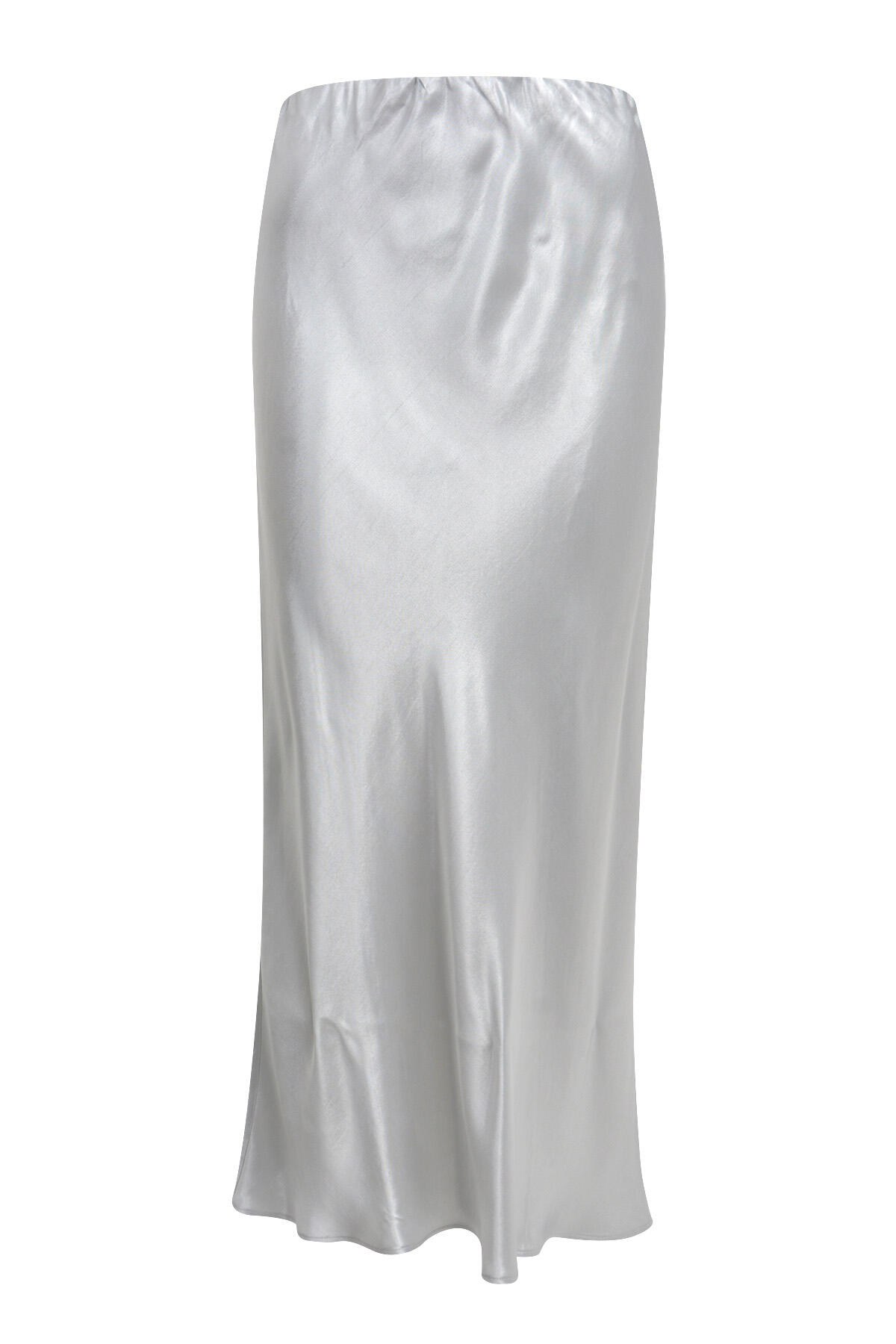 Smith&Soul - Shinny Skirt silver grey - Gr. - L von Smith&Soul