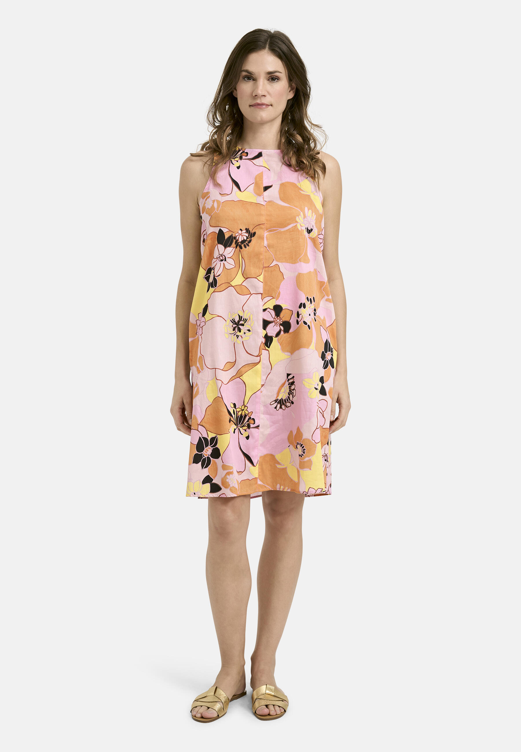 Smith&Soul - Short A-shape Dress mandarin print - Gr. - S von Smith&Soul