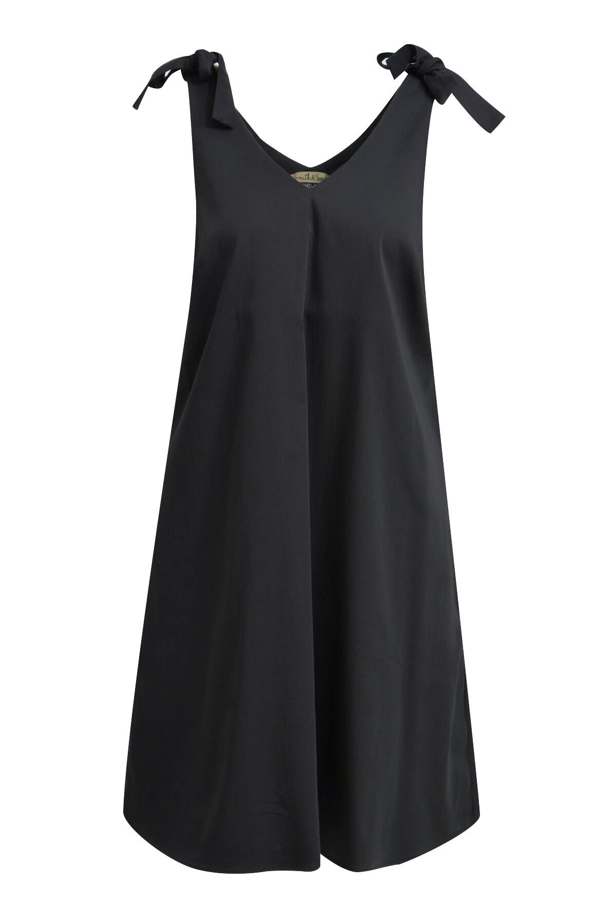 Smith&Soul - Short Dress with Knots black - Gr. - XS von Smith&Soul