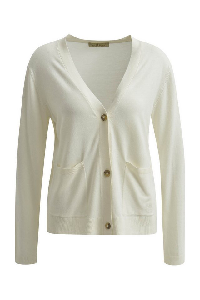 Smith & Soul Steppweste SHORT BUTTON CARDIGAN von Smith & Soul