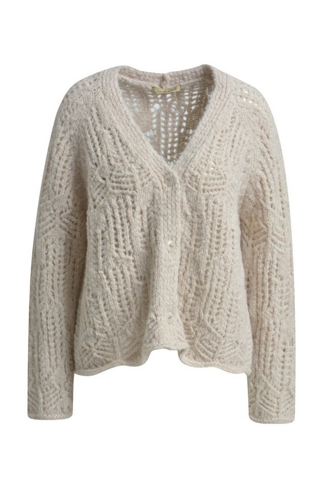 Smith & Soul Steppweste V-NECK AJOUR CARDIGAN von Smith & Soul