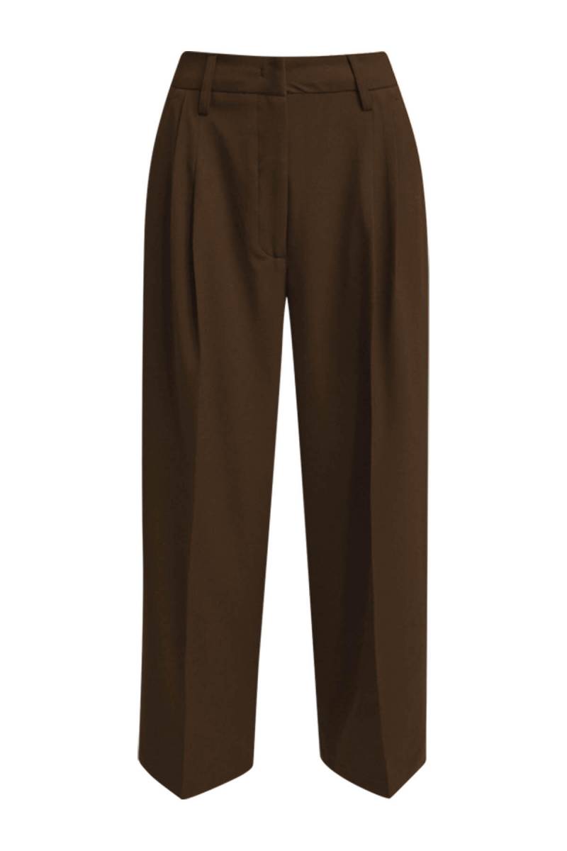 Smith&Soul - Straight Cropped Pants dark brown - Gr. - XL von Smith&Soul