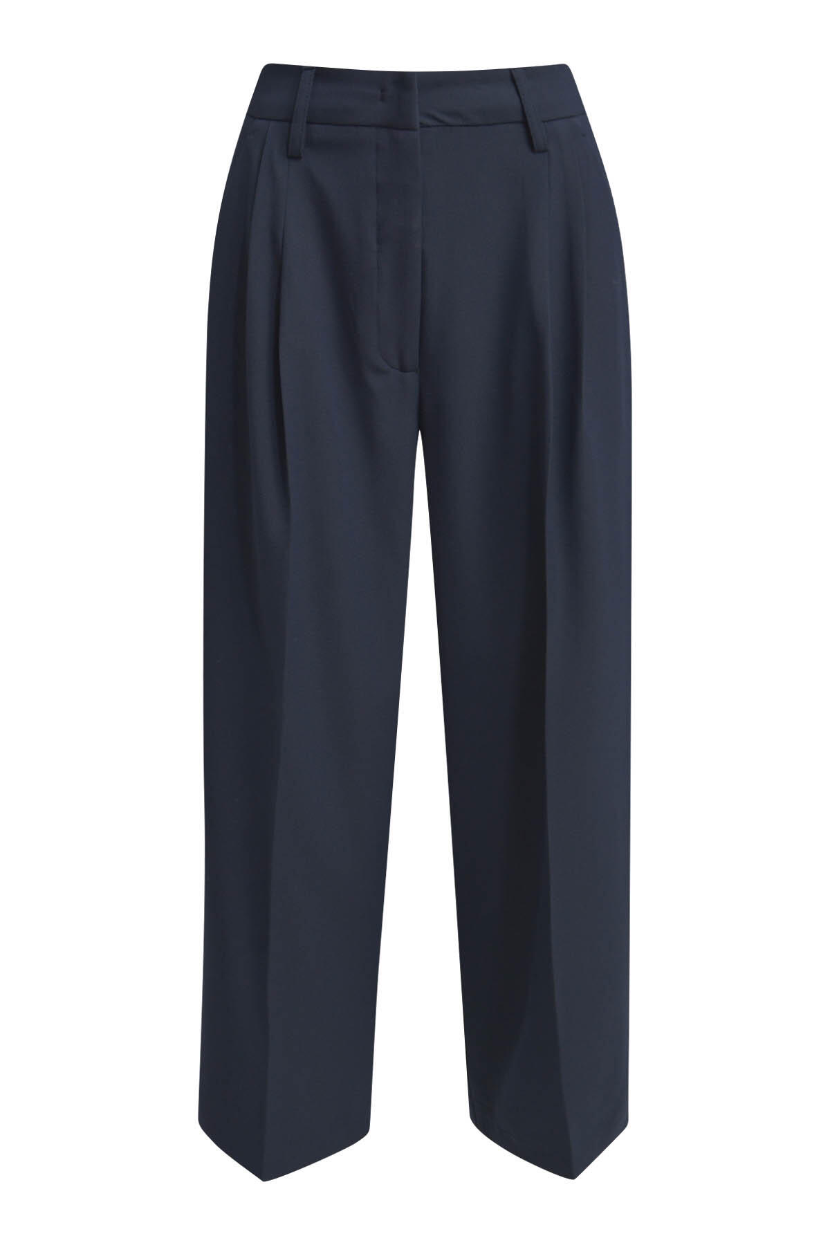 Smith&Soul - Straight Cropped Pants marine - Gr. - M von Smith&Soul