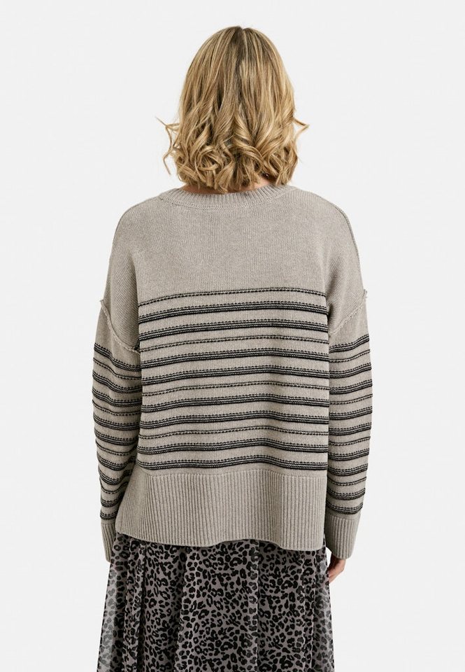 Smith & Soul Strandpullover STRIPED PULLOVER DEEP TAUPE PRINT von Smith & Soul
