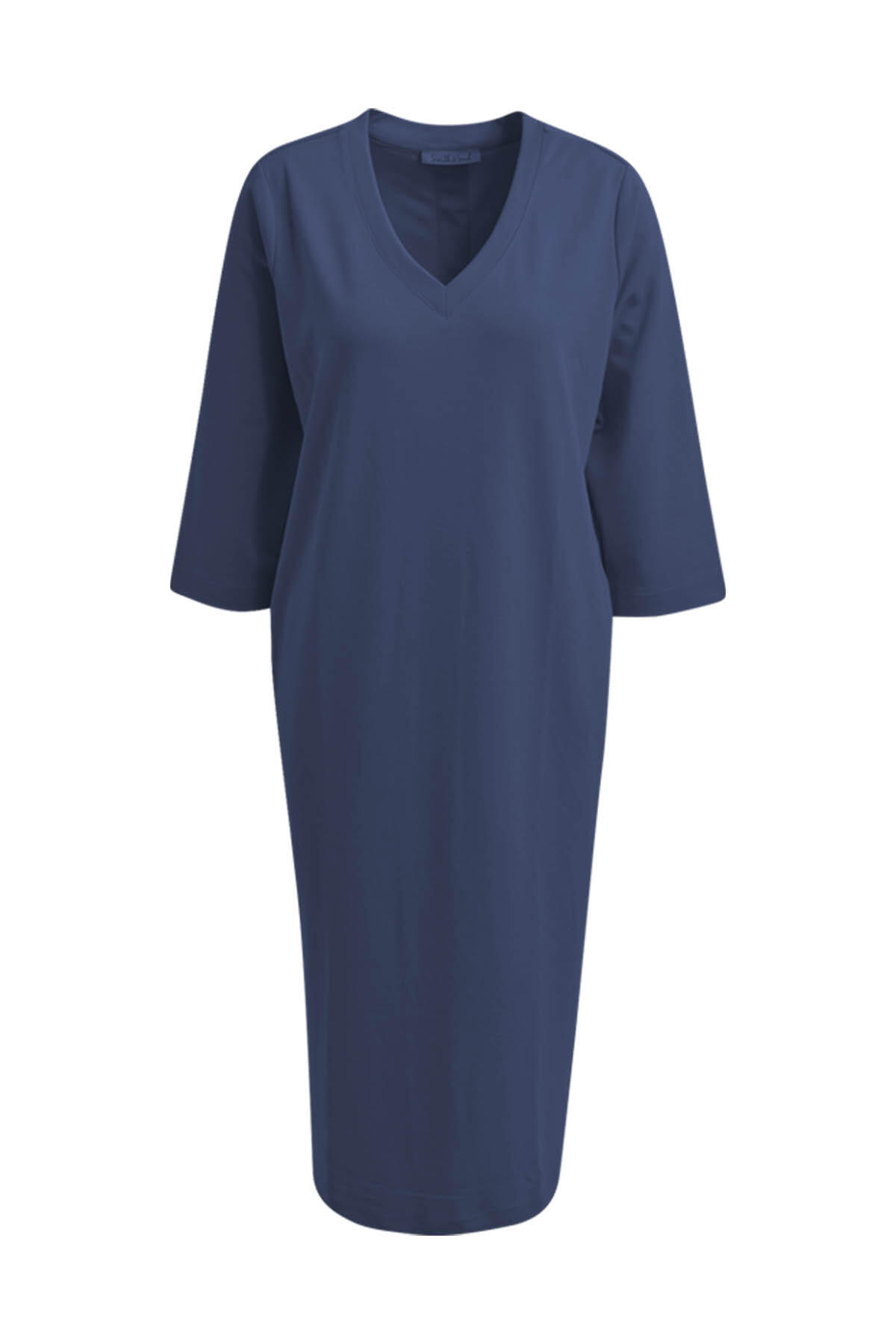 Smith&Soul - Sweatdress V-Neck marine - Gr. - S von Smith&Soul