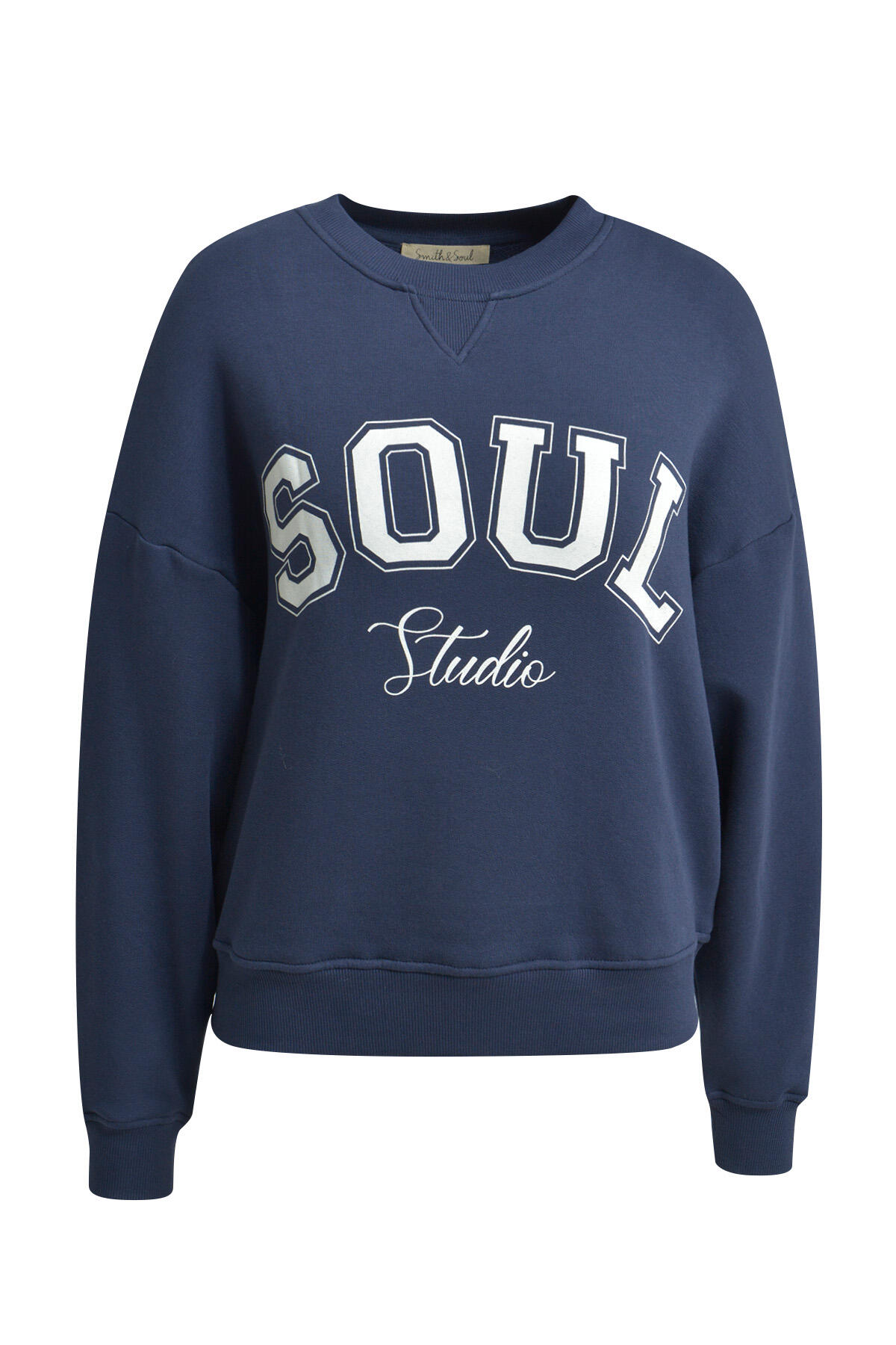 Smith&Soul - Sweatshirt College marine - Gr. - L von Smith&Soul