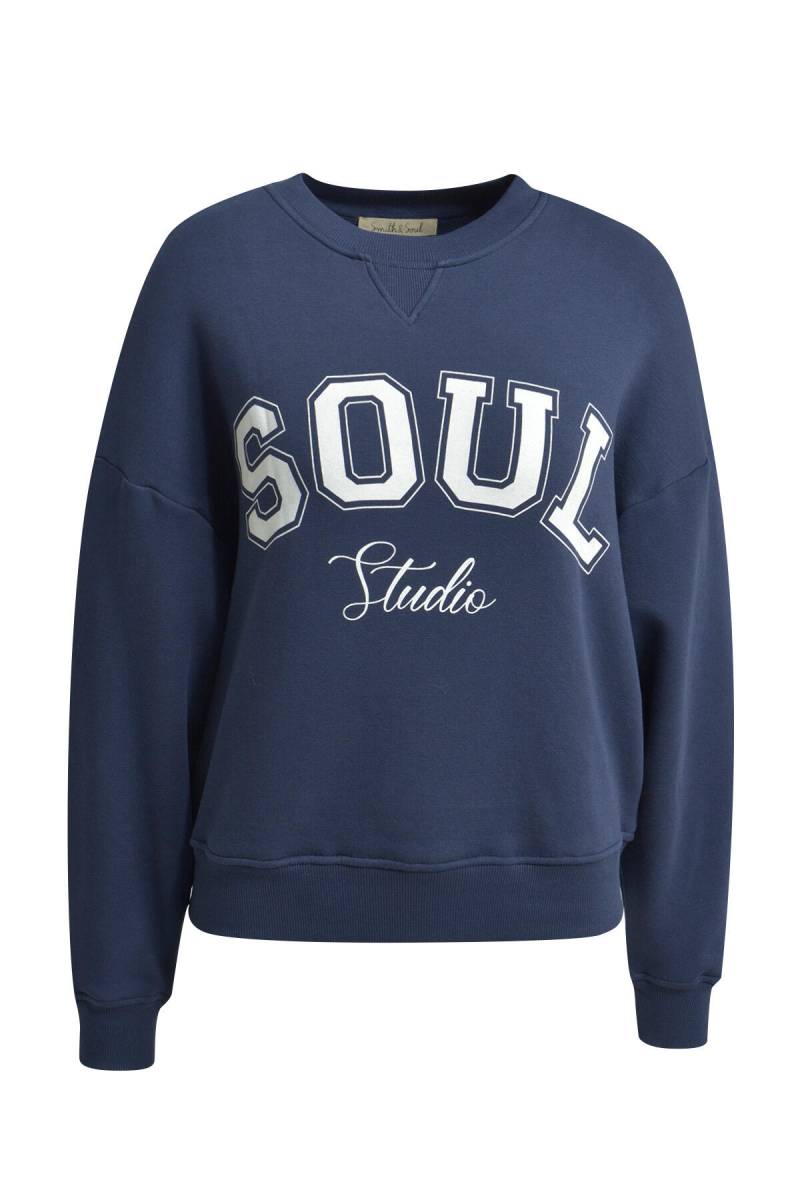 Smith&Soul - Sweatshirt College marine - Gr. - L von Smith&Soul