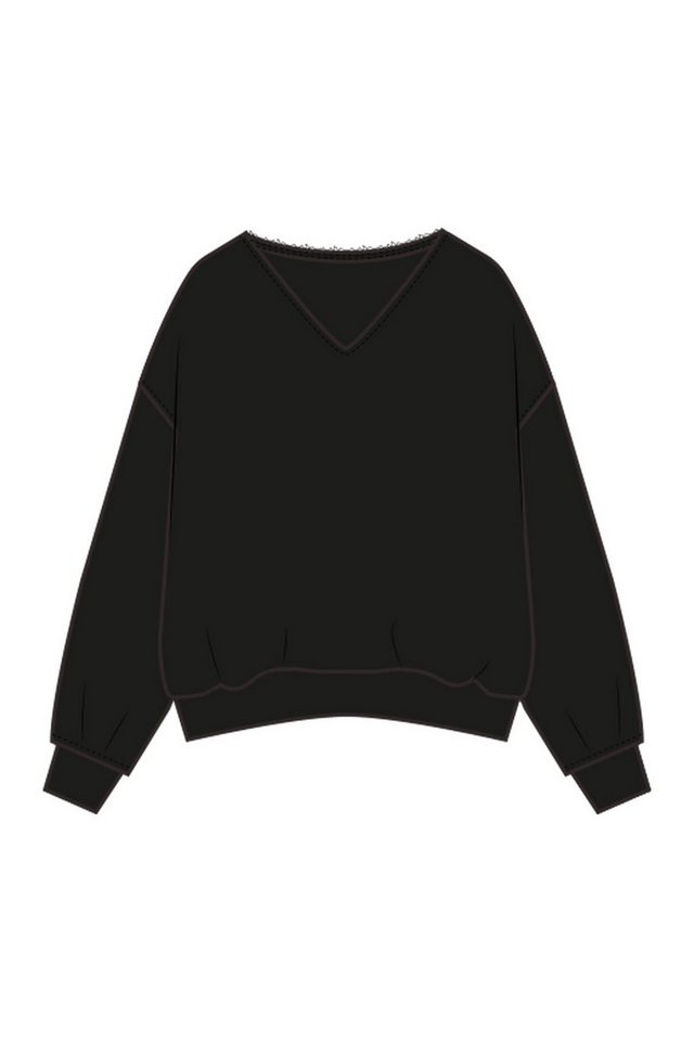 Smith & Soul Sweatshirt OVERSIZE SWEATSHIRT OPEN EDGES VN von Smith & Soul