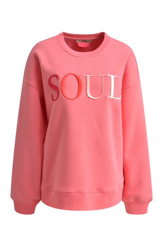 Smith & Soul Sweatshirt Sweatshirt mit 3D-Stick - Regular Fit von Smith & Soul