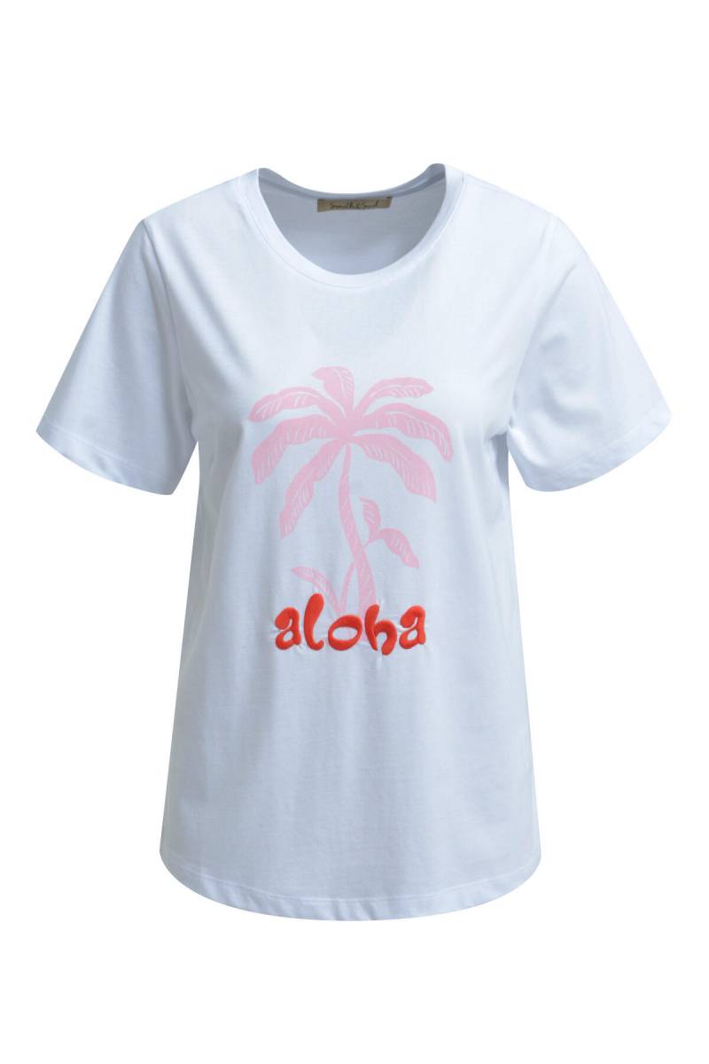 Smith&Soul - T-Shirt Print Mix light pink print - Gr. - M von Smith&Soul