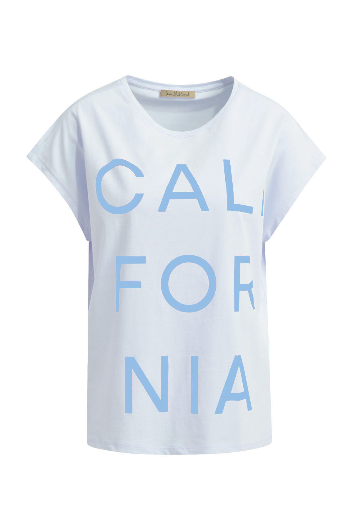 Smith&Soul - T-Shirt Print Wording white - Gr. - XS von Smith&Soul