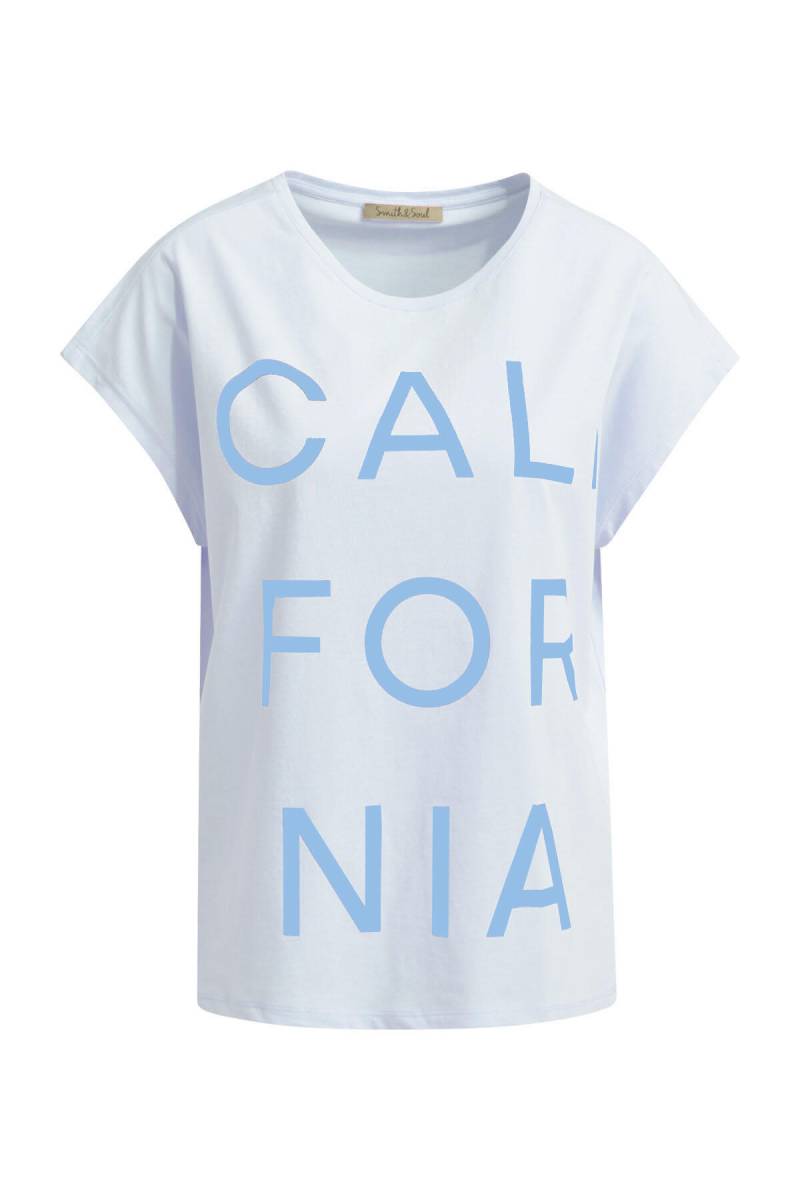 Smith&Soul - T-Shirt Print Wording white - Gr. - XS von Smith&Soul