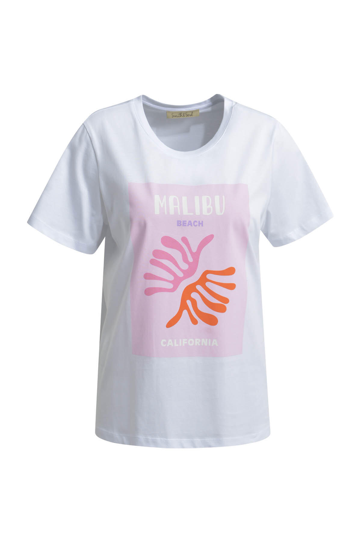 Smith&Soul - T-Shirt Table Book Print soft pink print - Gr. - S von Smith&Soul